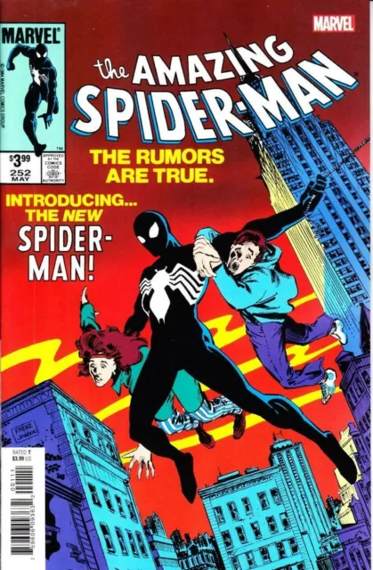 MARVEL The Amazing Spider-Man Vol. 1 #252 ASM 1st Black Suit Facsimile Variant