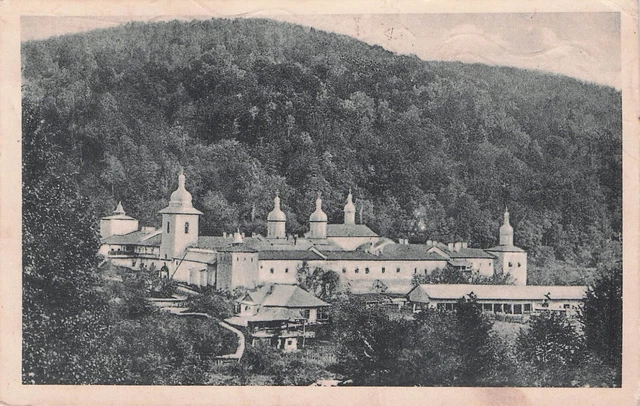 Carte postale ancienne POSTCARD ROUMANIE ROMANIA manastirea SECU écrite 1938