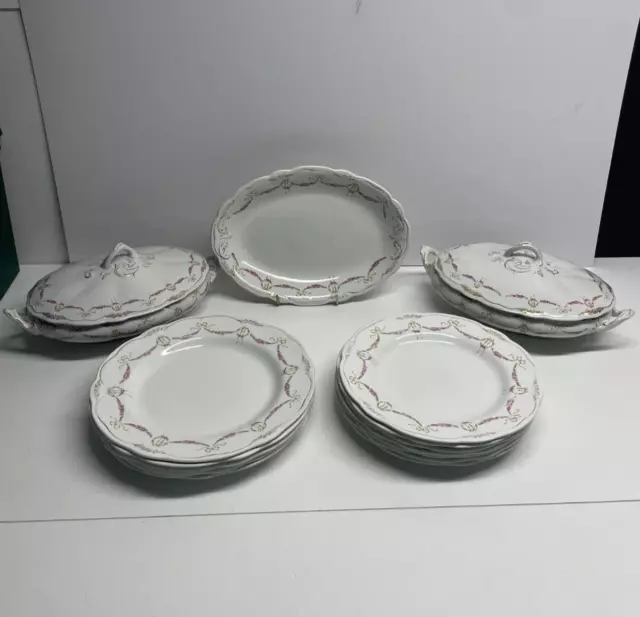 Wood & Son Porcelain Part Dinner Set, Tableware (L116B), Dinnerware