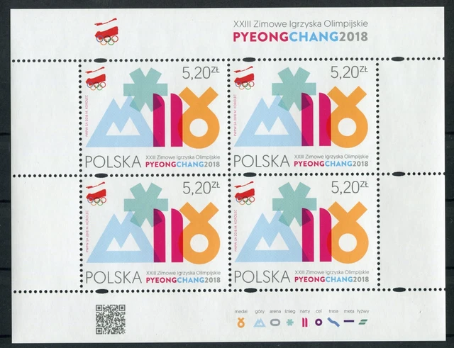 Polen Nr. 4973 postfrisch Kleinbogen Olympische Winterspiele 2018 Pyeong Chang