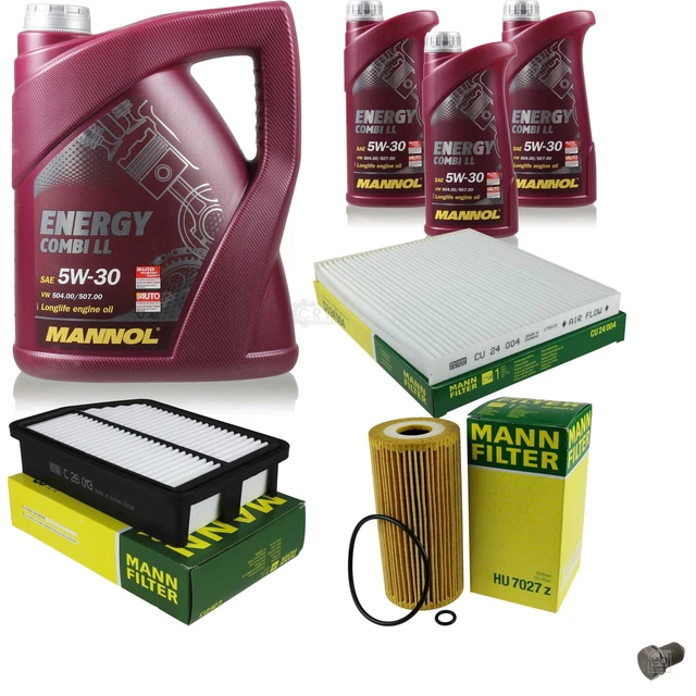 Mann-Filter Controllo Set 8 L mannol Energy Combi Ll 5W-30 per Hyundai IX35