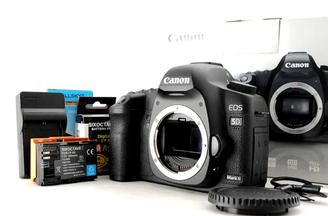 [N.Mint in Box] Canon EOS 5D Mark II 21.1MP Digital SLR Camera Japan 25,345shots