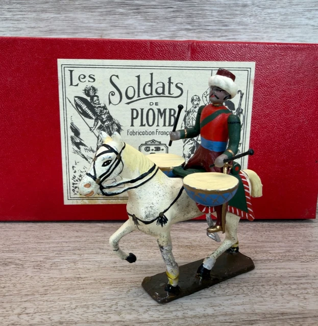 Soldat CBG Mignot 1/32 - Timbalier Des Éclaireurs 1er Empire - Figurine Plomb