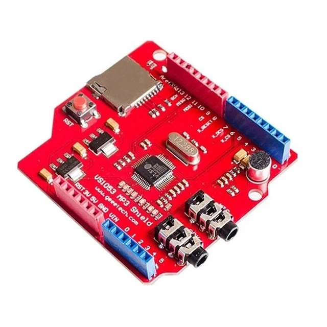 VS1053 STEREO AUDIO MP3 Player Shield Record Decode Development Board ...