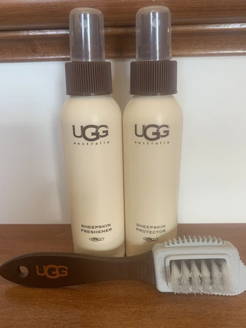 NEW UGG Australia Sheepskin Care Set Brush Freshener Protector