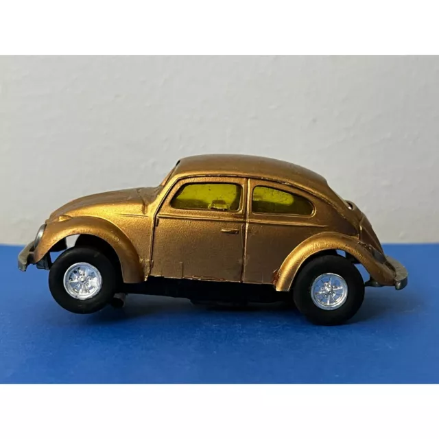 Vintage Artin Industrial Co slot car Volkswagen VW beetle 1/43