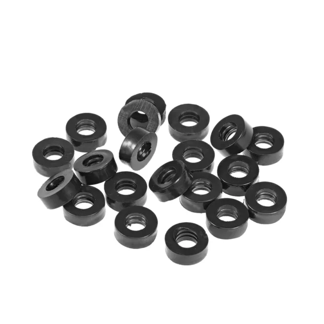 Rubber Flat Washers, 6mm Inner Diameter 12mm OD 4.5mm Thick 20pcs