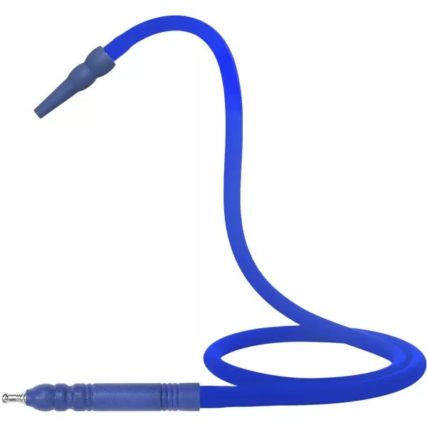 MYA ICE HOSE Freezable Silicone Freeze Cold Smooth Smoke Hookah Shisha Blue