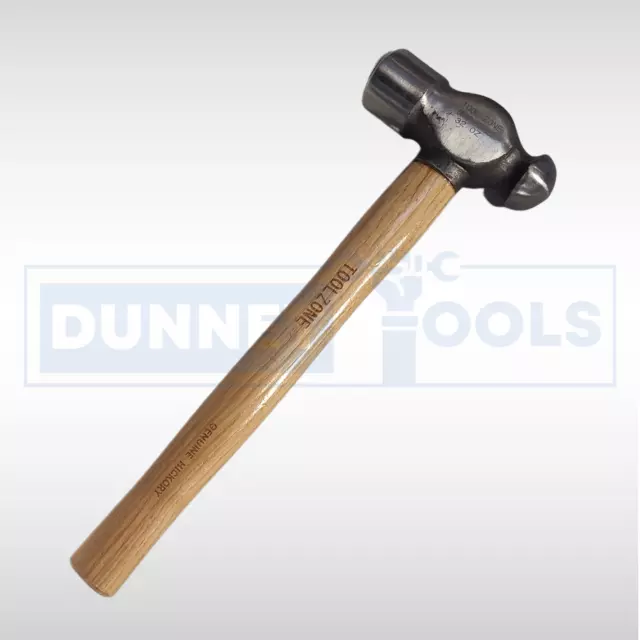 Ball Pein Hammer 32oz Drop Forged Steel Head Hickory Wooden Handle Tool Diy 3