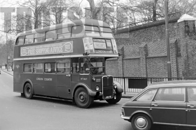 35mm Negative London Country AEC Regent III Weymann RT1027 JXN55 1973