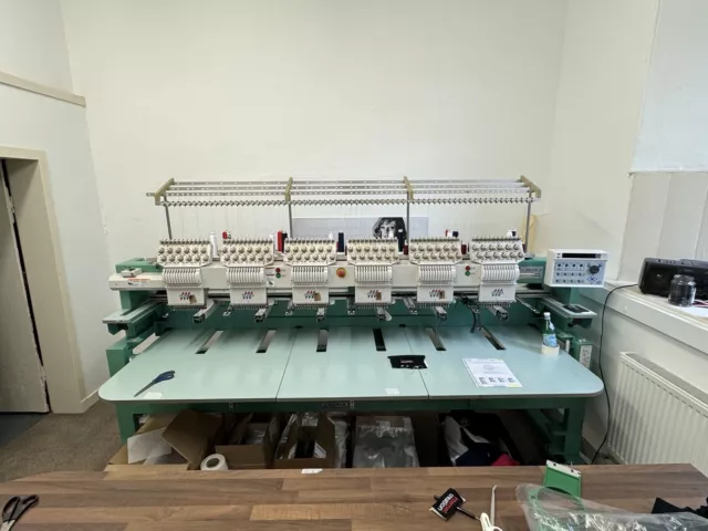 Tajima Industrial 6 Head Tajima embroidery machine (Screw)