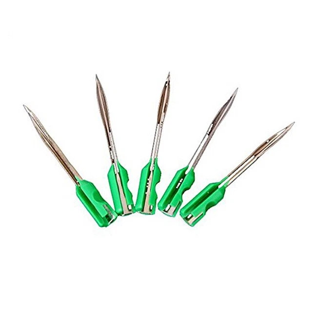 Green Garment Tagging  Steel Needles (5 PCs in One Box) O3G8G8