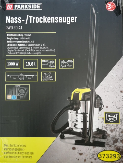 Filtro Parkside Filtro A Cartuccia Per Aspirapolvere Parkside PWD Serie Wet & Dry - Ricambio Per PWD12, PWD20, PWD30, Ecc. Ricambio Filtro Per PWD12 PWD20 PWD25 PWD30 - Foto 3