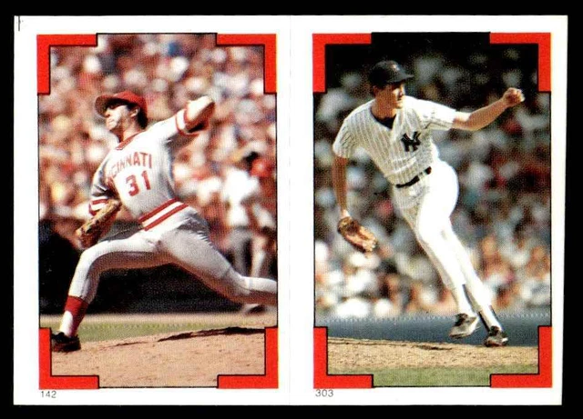 1986 AUTOCOLLANTS O-PEE-CHEE Dave Righetti/John Franco Yankees de New ...