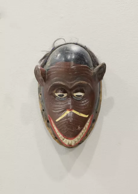 African Mask Baule Monkey Mask Ivory Coast