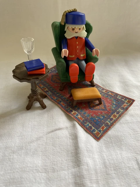 Playmobil Epoca 1900 - Gatto Grigio Seduto In Cesto - Pezzo Di Ricambio 5310 5326