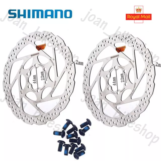 Shimano Deore RT56 6 Bolt 160/180/203mm Bike Disc Brake Rotor Hydraulic Brakes