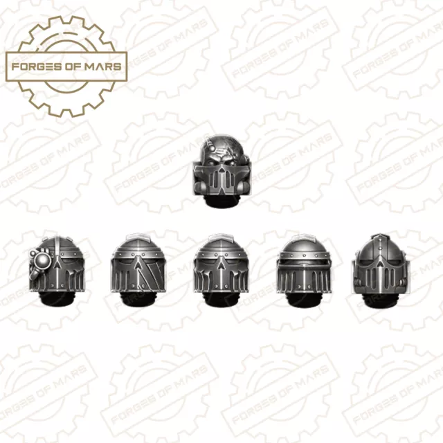 Voidstalkers - 46mm Exosuits - Warpforged - Heads - Set #1 (x6)