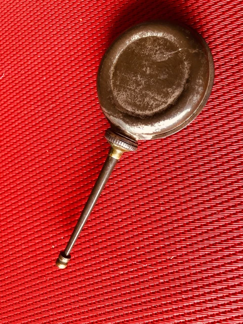 Ancienne Clé Mécanique En Bronze - Années 1930 - Rare Et Déco