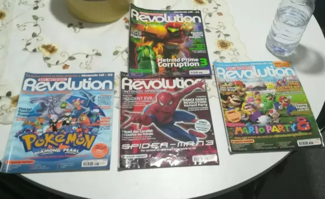 4 numeri rivista Revolution Nintendo Magazine - N 6, 7, 8 e 9 - Play Press