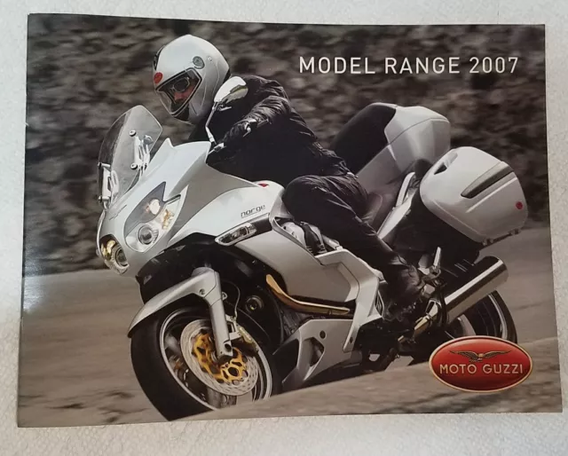 2007 Moto Guzzi Motorcycle Model Range Brochure Califor Nevada Griso Breva Norge