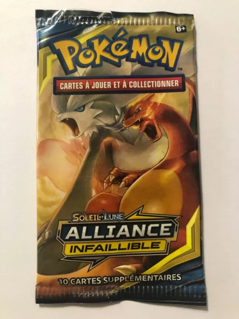 Empty / Empty Booster - Pokemon SL Alliance Infallible - Fire Dragon Artwork - FR