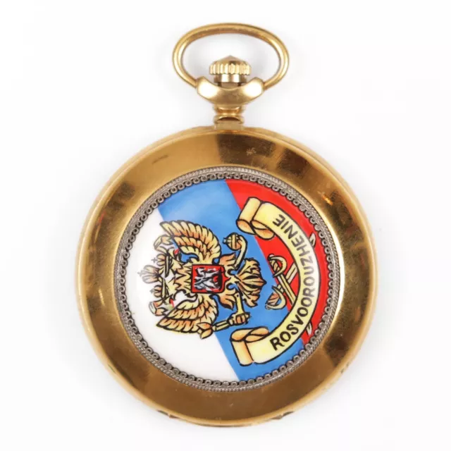 Rare Soviétique Vintage Poche Montre molnija 3602 18 Jewels Russie Mécanique