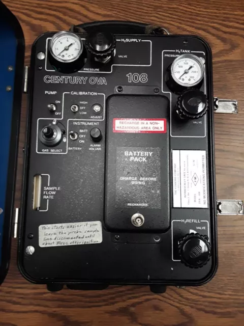 Foxboro Century Model OVA-108 ORGANIC VAPOR ANALYZER