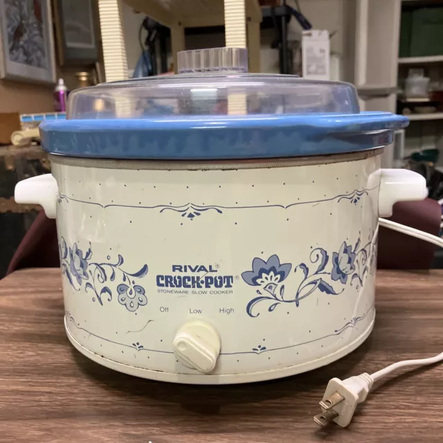 Vintage Rival Slow Cooker Crock-Pot Model 3351 5 Qt Base Only