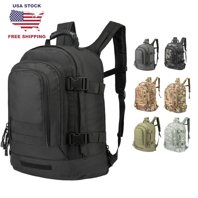 60L Travel Bag Military Tactical Backpack Rucksack for Camping Hiking Outdoor