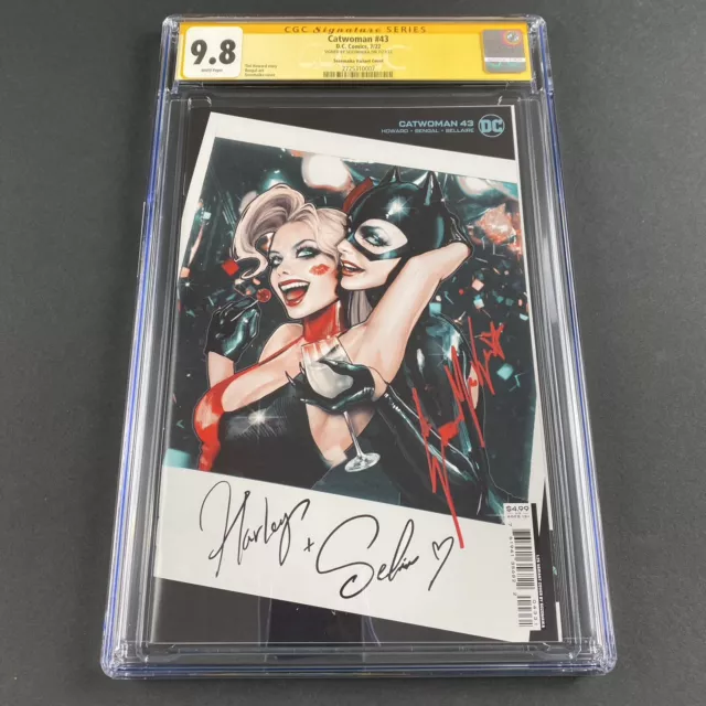 Catwoman 43 CGC 9.8 Signed By Sozomaika! 1:25 Incentive Variant Harley Quinn
