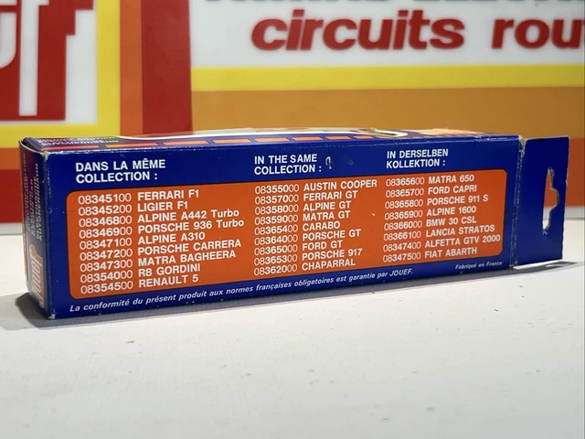 Circuit Voitures Anciennes Jouef Super Raids – 4x4 Jeep Ref 7508 Speedking 5/6 Volts