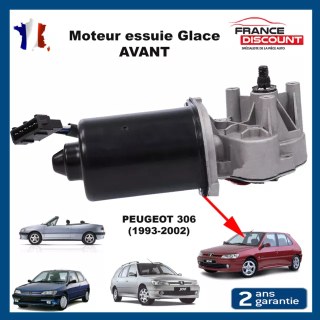 Moteur Essuie Glace AVANT pour PEUGEOT 306 Tous modèles (1993-2001) = 640589