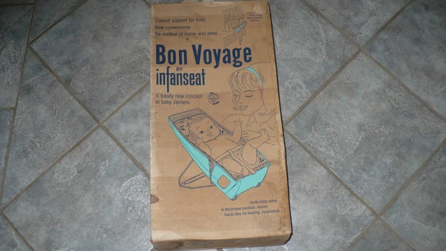 vintage bon voyage by  infanseat baby carrier model 650 1960s 1970s