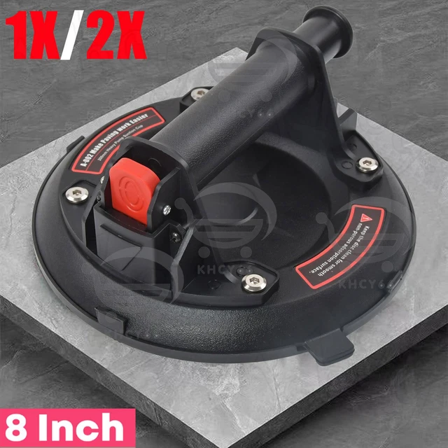 1/2PC 8'' 250KG Vacuum Suction Cup Glass Lifter Granite Heavy Duty ...