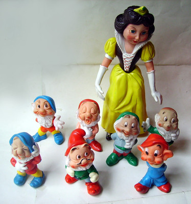 Ledraplastic Blancheneige ledra Ledraplastic en Caoutchouc Ans 60 Walt Disney Marque Éléphant 