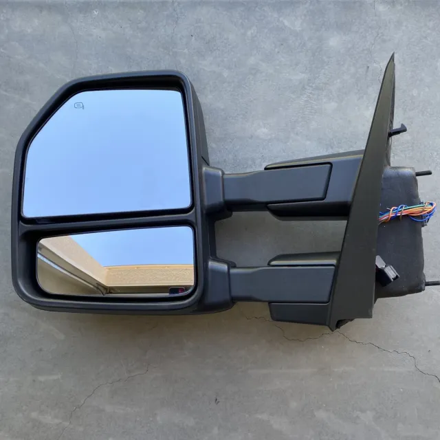 Oem 2021-2023 Ford F150 Left Telescopic Tow Mirror Led Heated