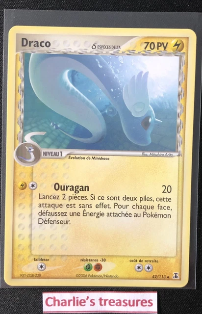 Carte Pokemon - Draco - 42/113 - Espèces Delta - FR - NM+ / NEUF