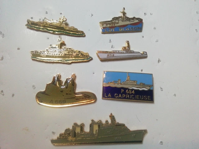 Pin's marine nationale, patrouilleur P 400, armée Française, navire