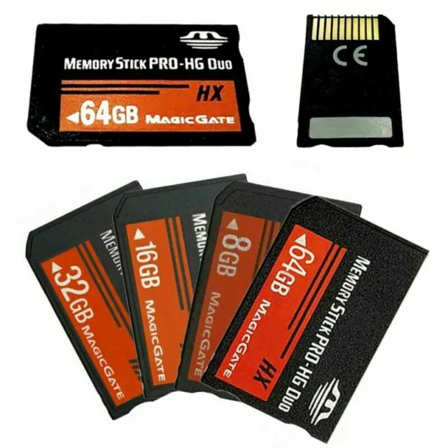 8GB 16GB 32GB MS Memory Stick Pro Duo Storage Card For  PSP All Versions