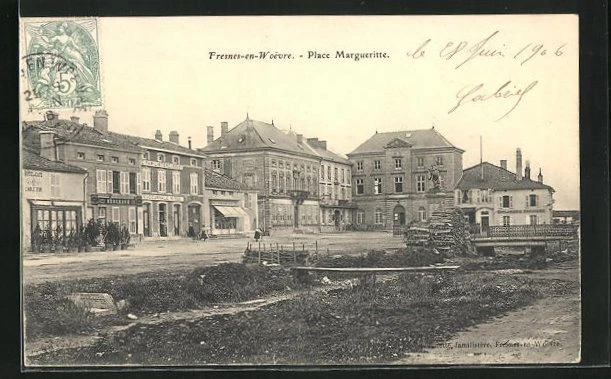 CPA Fresnes-en-Woevre, Place Marguerite 1906