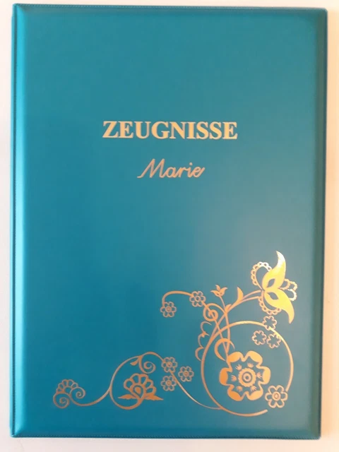 Zeugnismappe mit Namen - aus Wollfilz | Ordner für Zeugnisse Zeugnismappe mit Namen - aus Wollfilz | Ordner für Zeugnisse