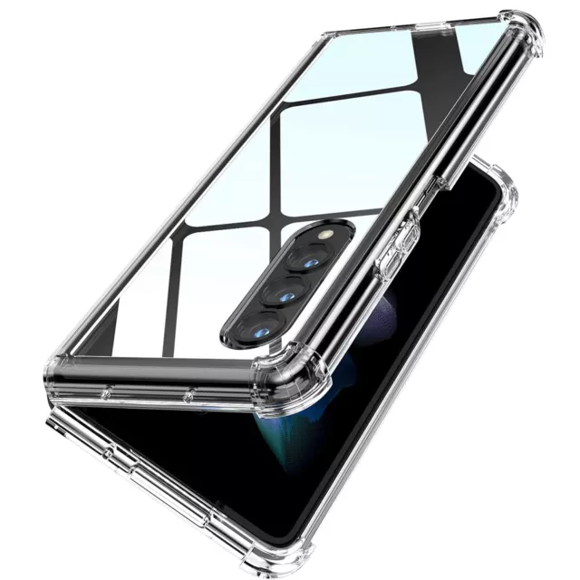Schutzhülle Für Samsung Galaxy Z Fold 5/4/3/2 Silikon TPU Tasche Klar Slim Case