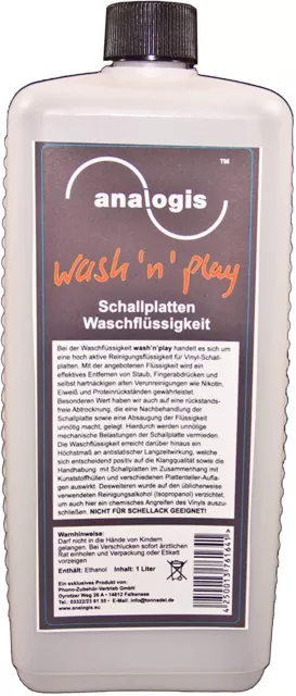 Wash 'n' Play Schallplatten Waschflüssigkeit