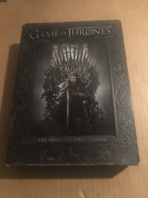 Game of Thrones: The Complete First Season (DVD, 2012, 5-Disc Set) Pre-owned