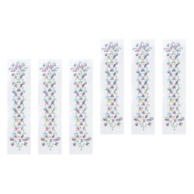 Facial Crystal Stickers Crystal Stickers Gems Nails Hair Rhinestones Diamond
