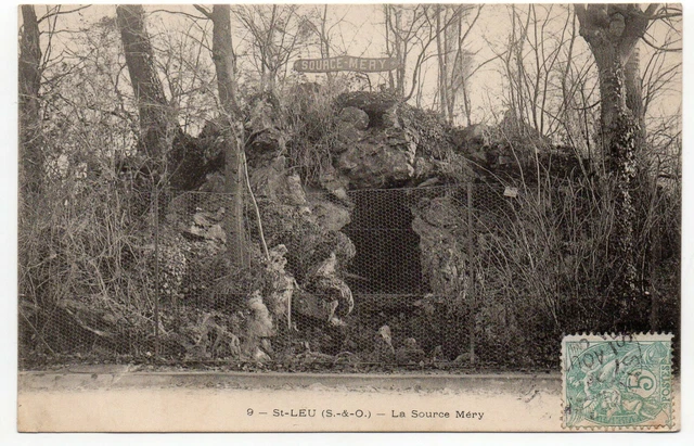 SAINT LEU - Val d' Oise - CPA 95 - la source MERY