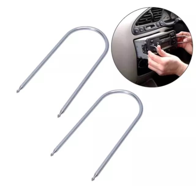 Car Stereo Radio Cd Head Unit Removal Original Release Keys Tool Pins Round Hole