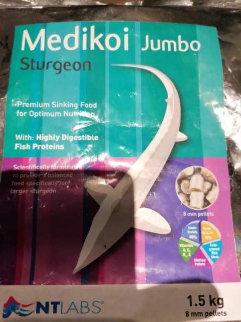 Pellets de esturión Medikoi Jumbo 2 bañeras