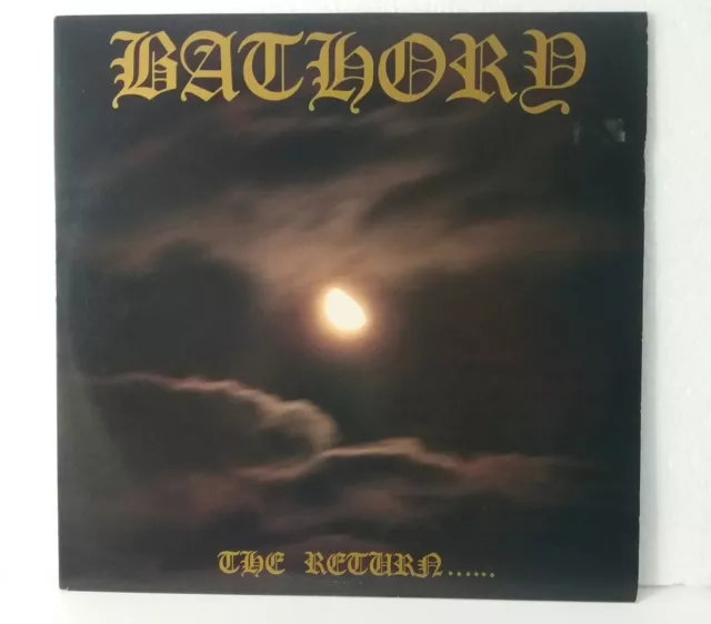 BATHORY-THE RETURN...-LP 33 GIRI-VINILE-1985 Tyfon Grammofon AB- MANUFACTURED UK